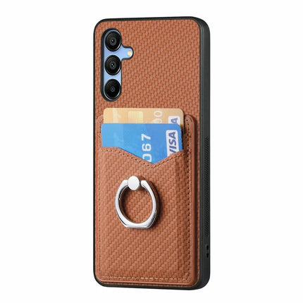 For Samsung Galaxy A16 4G / 5G Case Card Slots Ring Holder Kickstand Phone Cover