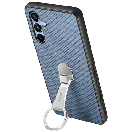 CASENEO C1-19 For Samsung Galaxy A16 4G / 5G Case Folding Kickstand Leather Back Cover Carbon Fiber Texture