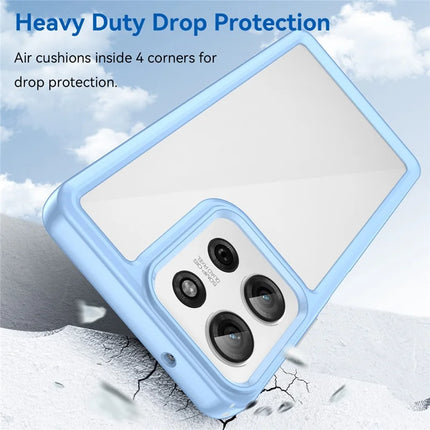 For Motorola Moto G75 5G Case TPU+Acrylic Protective Clear Phone Cover