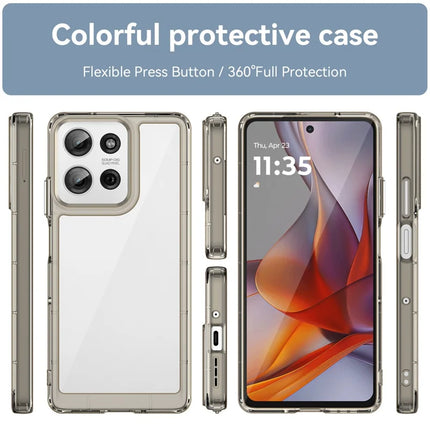 For Motorola Moto G75 5G Case TPU+Acrylic Protective Clear Phone Cover