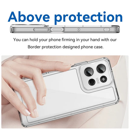 For Motorola Moto G75 5G Case TPU+Acrylic Protective Clear Phone Cover
