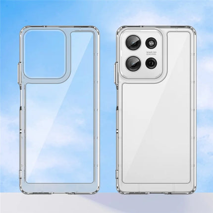 For Motorola Moto G75 5G Case TPU+Acrylic Protective Clear Phone Cover