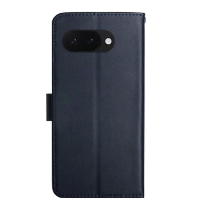 HT02 For Google Pixel 9a Case Genuine Cow Leather Phone Cover Nappa Texture