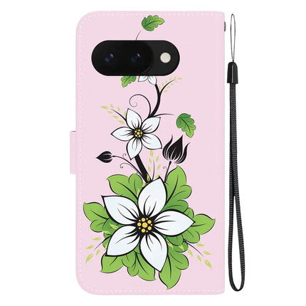 For Google Pixel 9a Wallet Phone Case Anti-Drop Leather Flip Cover Pattern Printing