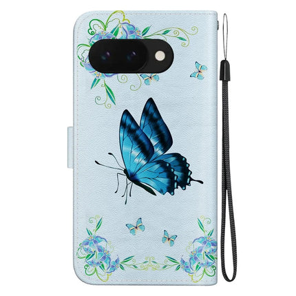 For Google Pixel 9a Wallet Phone Case Anti-Drop Leather Flip Cover Pattern Printing