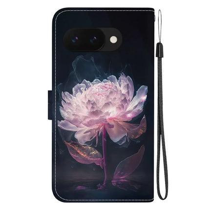 For Google Pixel 9a Wallet Phone Case Anti-Drop Leather Flip Cover Pattern Printing