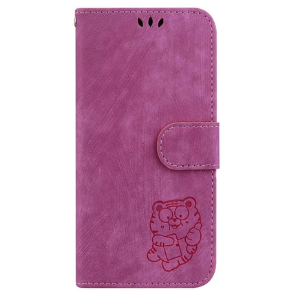 For Google Pixel 9a Wallet Case Tiger Imprint Leather Shockproof Phone Cover