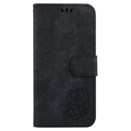 For Google Pixel 9a Wallet Case Tiger Imprint Leather Shockproof Phone Cover