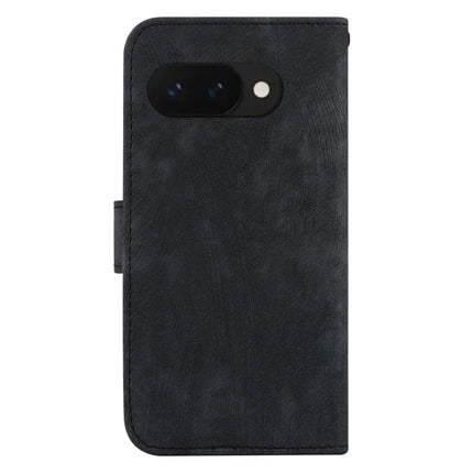 For Google Pixel 9a Wallet Case Tiger Imprint Leather Shockproof Phone Cover