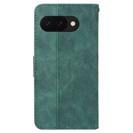 For Google Pixel 9a Case Geometry Pattern Leather Wallet Phone Cover