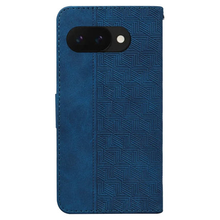 For Google Pixel 9a Case Geometry Pattern Leather Wallet Phone Cover