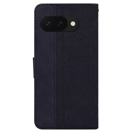 For Google Pixel 9a Case Geometry Pattern Leather Wallet Phone Cover