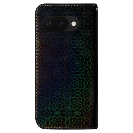 For Google Pixel 9a Stand Case Dazzling Flower Leather Phone Cover