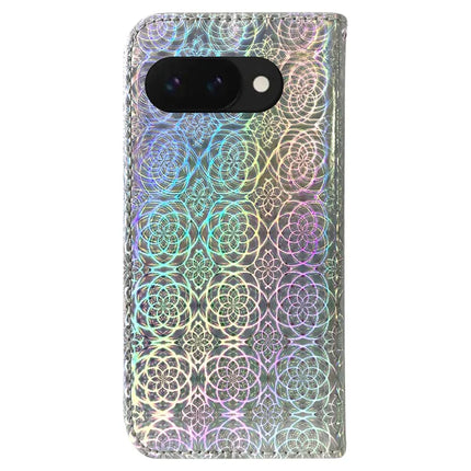 For Google Pixel 9a Stand Case Dazzling Flower Leather Phone Cover