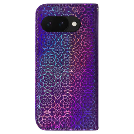 For Google Pixel 9a Stand Case Dazzling Flower Leather Phone Cover