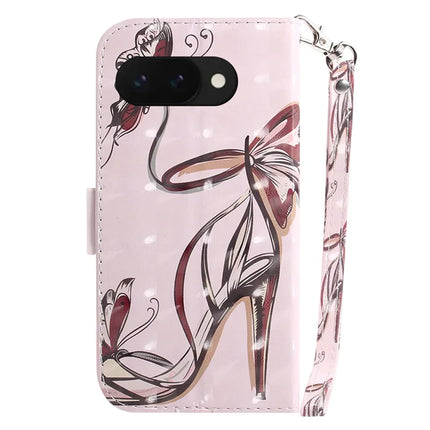 For Google Pixel 9a Case Pattern Printing Leather Wallet Phone Cover