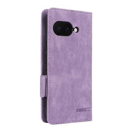 For Google Pixel 9a Case Leather Wallet Flip Phone Cover with Hardware Decor