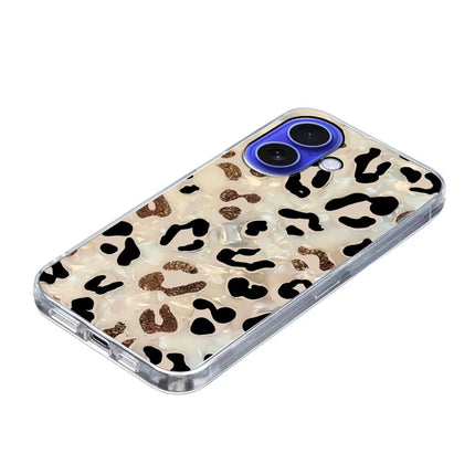 For iPhone 16 Plus Case Pattern Printing Shockproof Soft TPU Phone Cover
