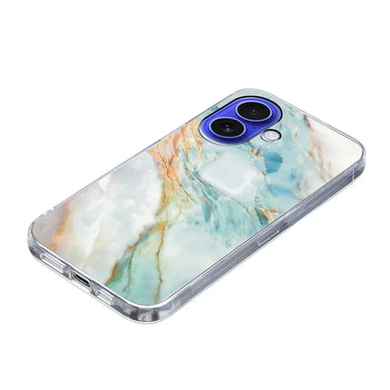 For iPhone 16 Plus Case Pattern Printing Shockproof Soft TPU Phone Cover