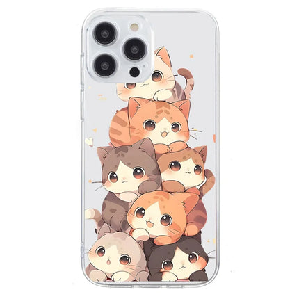 For iPhone 16 Pro Max Case Pattern Printing Shockproof Soft TPU Phone Cover