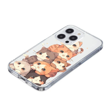 For iPhone 16 Pro Max Case Pattern Printing Shockproof Soft TPU Phone Cover