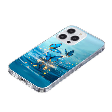 For iPhone 16 Pro Max Case Pattern Printing Shockproof Soft TPU Phone Cover