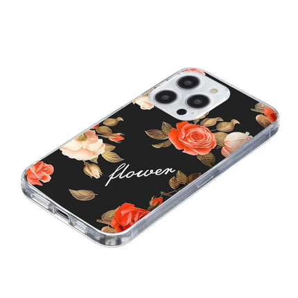 For iPhone 16 Pro Max Case Pattern Printing Shockproof Soft TPU Phone Cover