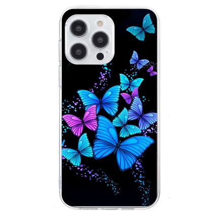 For iPhone 16 Pro Max Case Pattern Printing Shockproof Soft TPU Phone Cover
