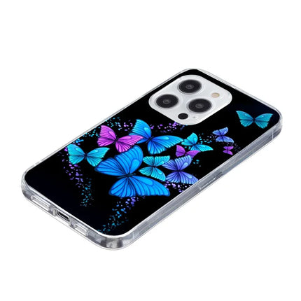 For iPhone 16 Pro Max Case Pattern Printing Shockproof Soft TPU Phone Cover