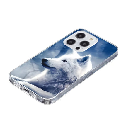 For iPhone 16 Pro Max Case Pattern Printing Shockproof Soft TPU Phone Cover