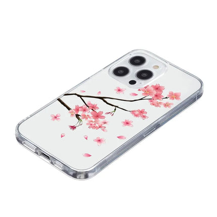 For iPhone 16 Pro Max Case Pattern Printing Shockproof Soft TPU Phone Cover