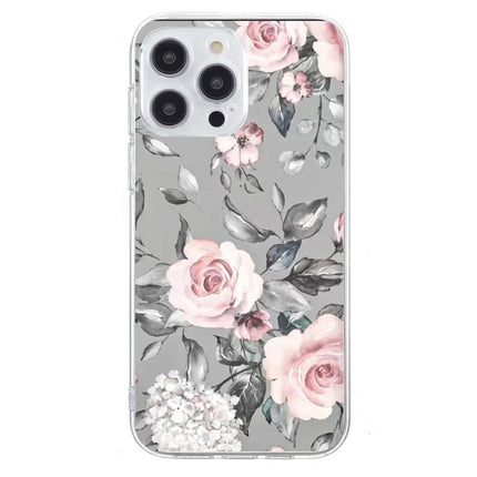 For iPhone 16 Pro Max Case Pattern Printing Shockproof Soft TPU Phone Cover
