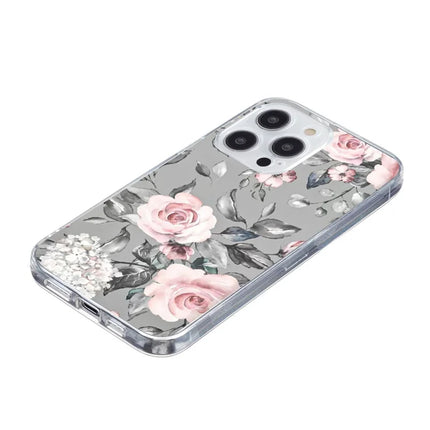 For iPhone 16 Pro Max Case Pattern Printing Shockproof Soft TPU Phone Cover