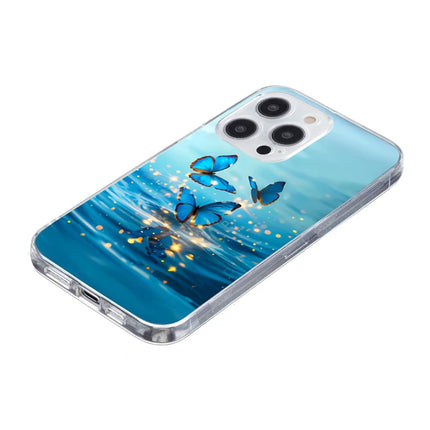 For iPhone 15 Pro Max Case Pattern Printing Shockproof Soft TPU Phone Cover