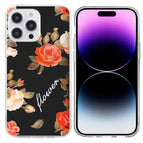 Black Background Flowers