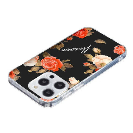 For iPhone 15 Pro Max Case Pattern Printing Shockproof Soft TPU Phone Cover