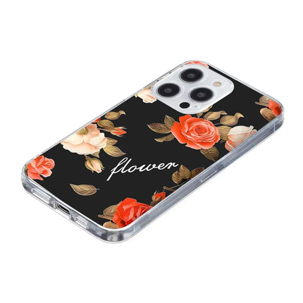 For iPhone 15 Pro Max Case Pattern Printing Shockproof Soft TPU Phone Cover