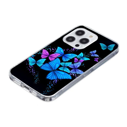 For iPhone 15 Pro Max Case Pattern Printing Shockproof Soft TPU Phone Cover