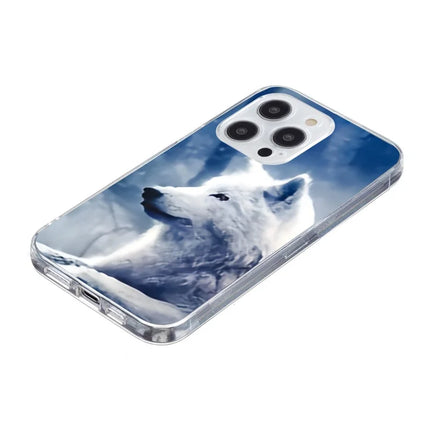 For iPhone 15 Pro Max Case Pattern Printing Shockproof Soft TPU Phone Cover