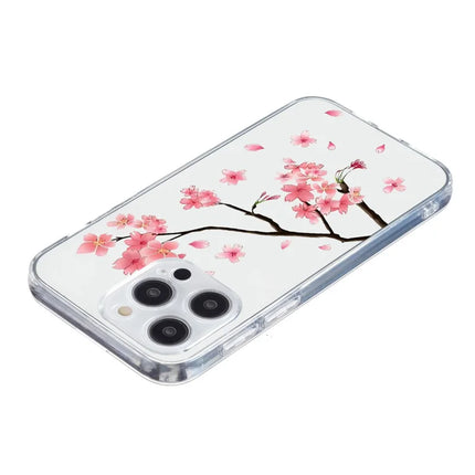 For iPhone 15 Pro Max Case Pattern Printing Shockproof Soft TPU Phone Cover