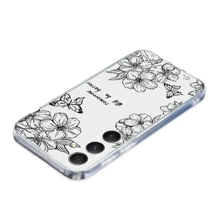 For Samsung Galaxy A34 5G Case Pattern Printing Shockproof Soft TPU Phone Cover