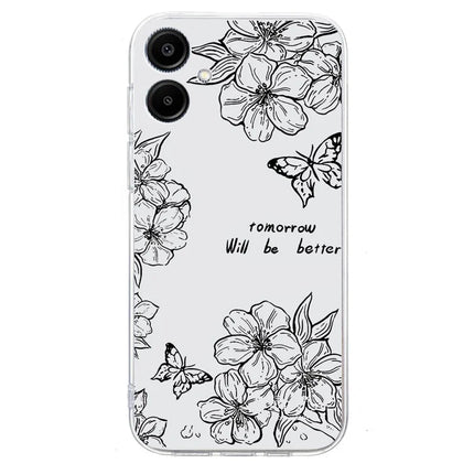 For Samsung Galaxy A06 Case Pattern Printing Shockproof Soft TPU Phone Cover