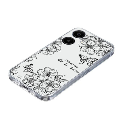For Samsung Galaxy A06 Case Pattern Printing Shockproof Soft TPU Phone Cover