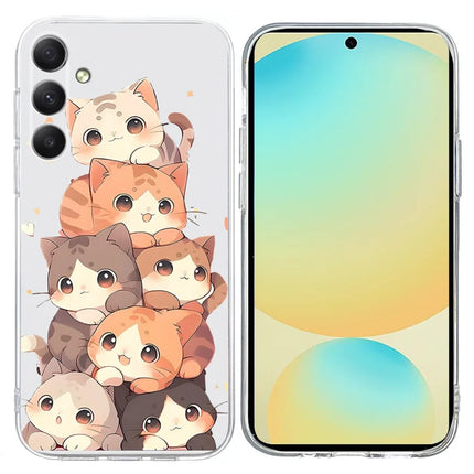 For Samsung Galaxy A55 5G Case Pattern Printing Shockproof Soft TPU Phone Cover