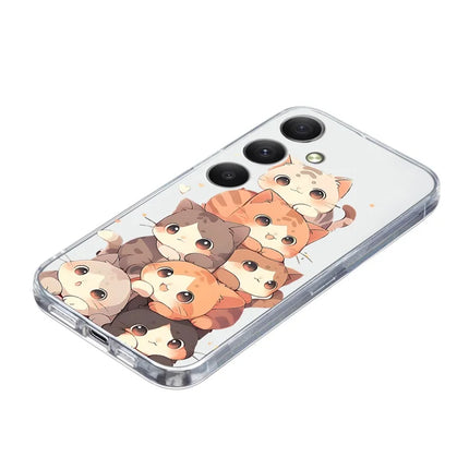 For Samsung Galaxy A55 5G Case Pattern Printing Shockproof Soft TPU Phone Cover
