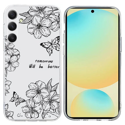 For Samsung Galaxy A55 5G Case Pattern Printing Shockproof Soft TPU Phone Cover