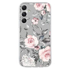 Grey Background Flowers