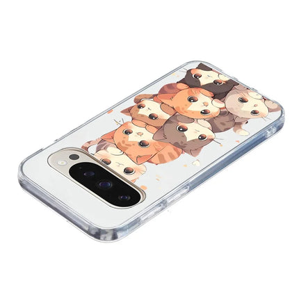 For Google Pixel 9 Pro XL Case Pattern Printing Shockproof Soft TPU Phone Cover