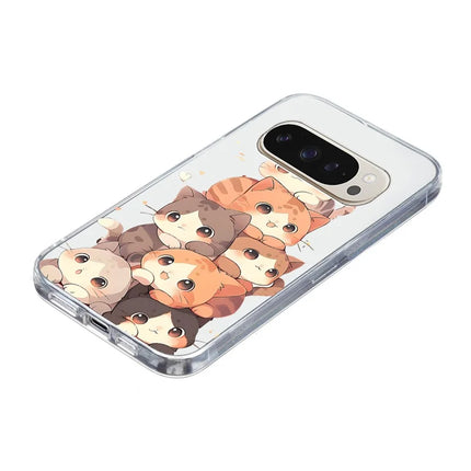 For Google Pixel 9 Pro XL Case Pattern Printing Shockproof Soft TPU Phone Cover