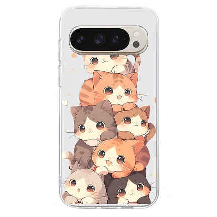For Google Pixel 9 / 9 Pro Case Pattern Printing Shockproof Soft TPU Phone Cover